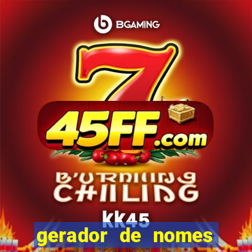 gerador de nomes de guerra